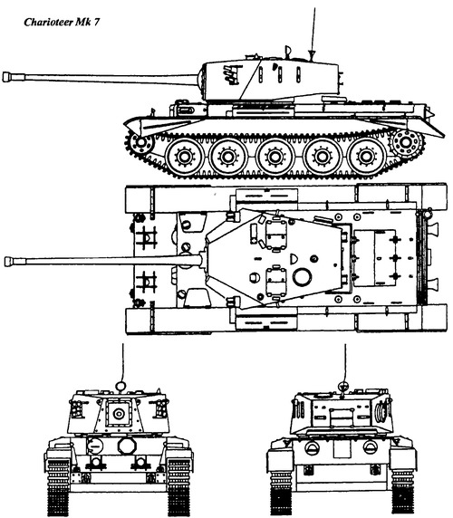 Charioteer FV4101 20pdr Tank Destroyer Mk.7