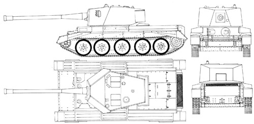 Charioteer FV4101 Tank Destroyer