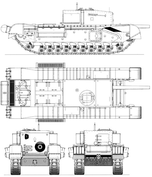 Churchill 3' Gun Carrier A22D