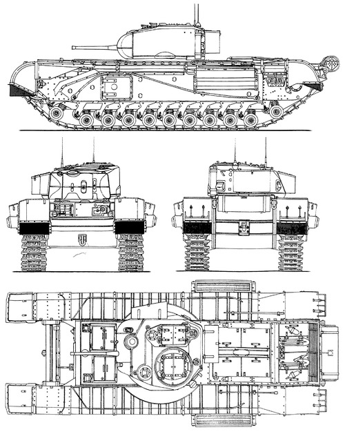 Churchill Mk.II A22 Infantry Tank Mk.IV