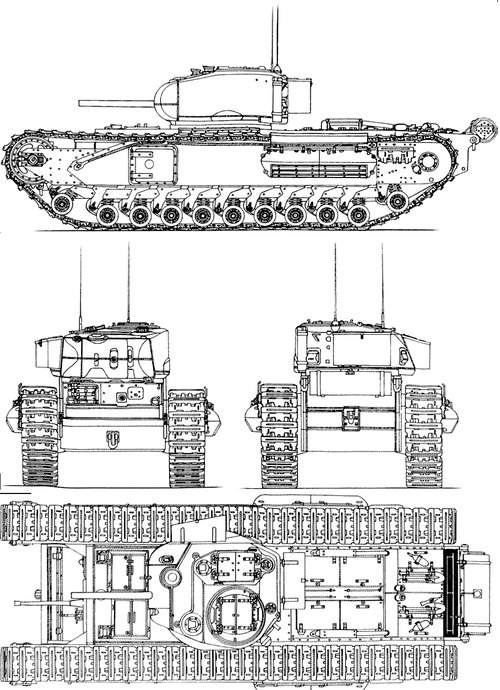 Churchill Mk.II CS A22 Infantry Tank Mk.IV