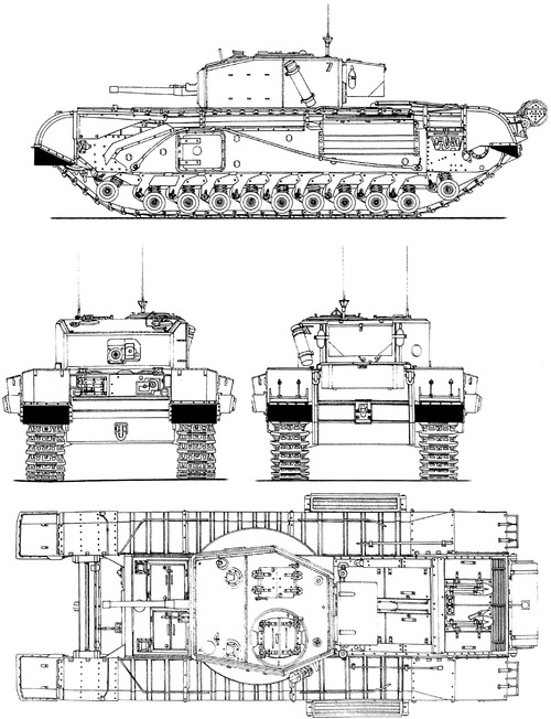 Churchill Mk.IIl A22 Infantry Tank Mk.IV