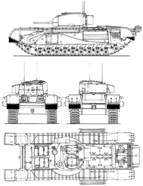 Churchill Mk.Il A22 Infantry Tank Mk.IV