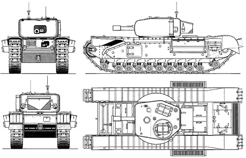 Churchill Mk.V 95mm A22