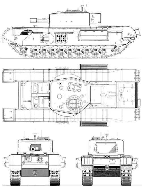 Churchill Mk.VIII CS A22 Infantry Tank Mk.IV