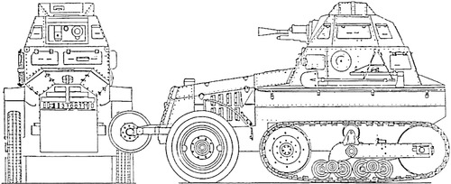 Citroen-Kegresse P16 AMC Schneider M1929 25mm
