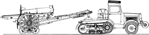 Citroen-Kegresse P16 & Schneider C17 155mm