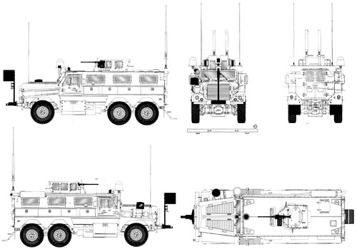 Cougar 6x6 MRAP Vehicle