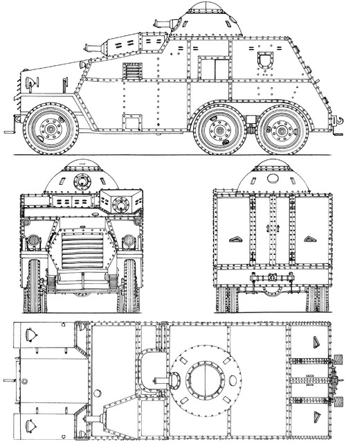 Crossley M29 Armoured Car 1930