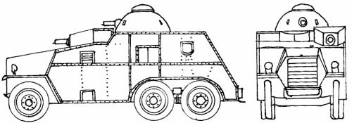 Crossley M29 Armoured Car Type (1930)