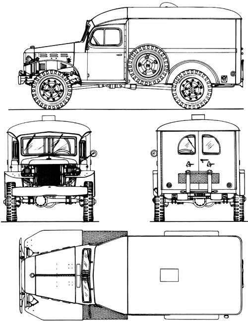Dodge WC-54 0.75 ton 4x4 Ambulance