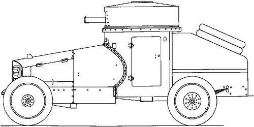 Fiat-Terni Armoured Car (Tipo Tripoli) 1920