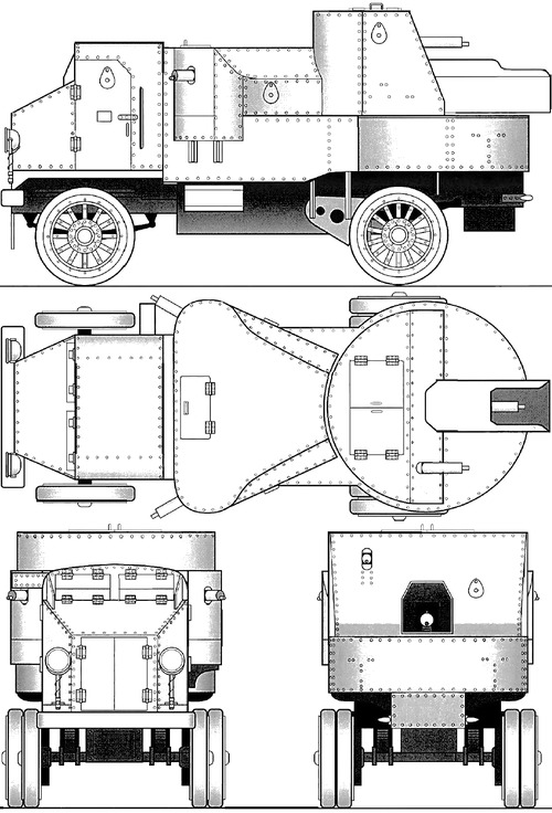 Garford-Putilov Armoured Car (1916)
