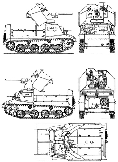 Gepanzerter Artillerie Schlepper STZ 3.(r) 3.7cm Pak 36