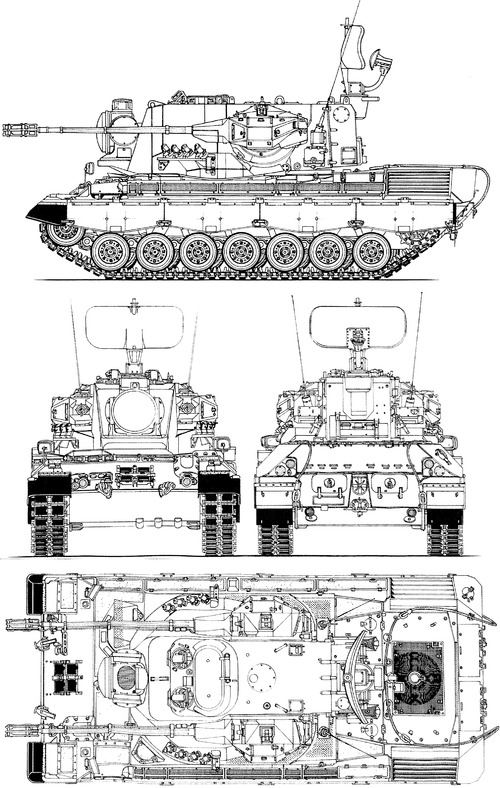 Gepard Flugabwehrkanonenpanzer