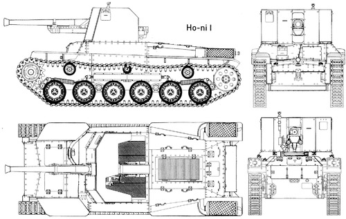 IJA Type 1 Ho-Ni I 75mm SPG