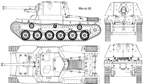 IJA Type 1 Ho-Ni III 75mm SPG