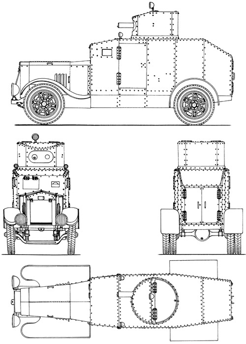 IJA Type 92 Osaka Armoured Vehicle 1932