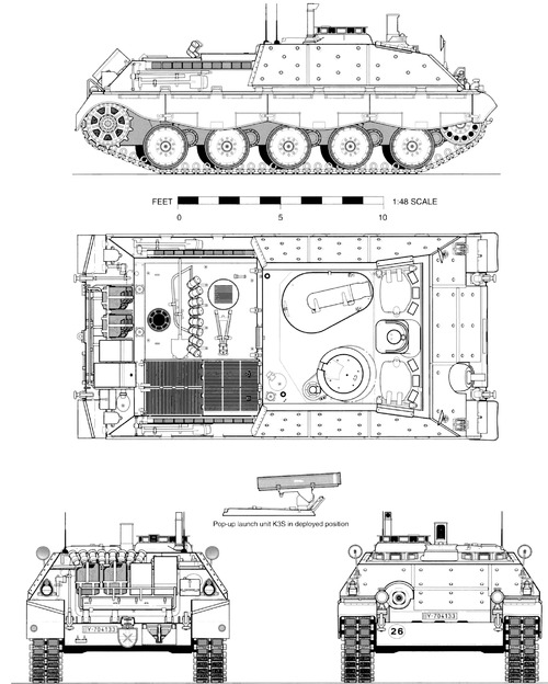 Jaguar 1 Raketenjagdpanzer (RakJPz) (1965)