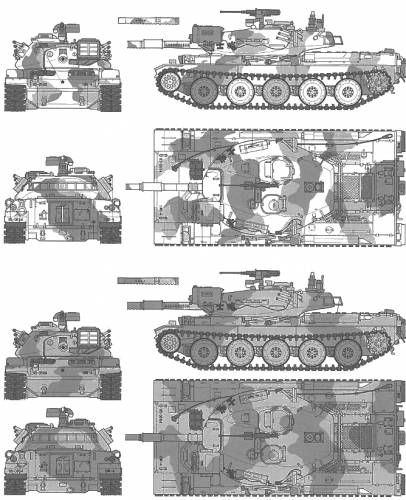 JFSDF Type 74 Tank Winter Version