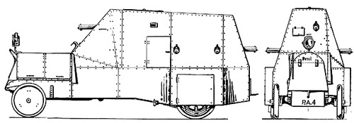 Junovicz Panzerwagen P.A.1 1917