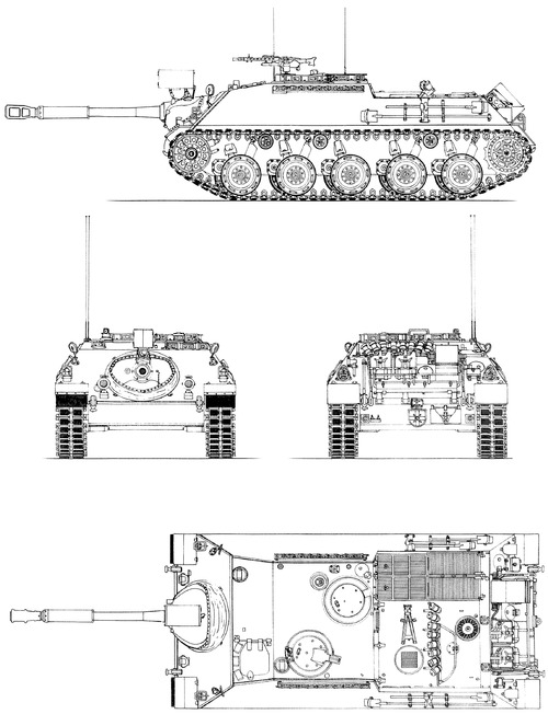 Kanonenjagdpanzer 4-5 Jagdpanzer Kanone 90mm