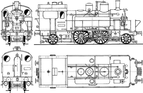 Krauss & Comp BR 70-2 PT2-4 (1906)
