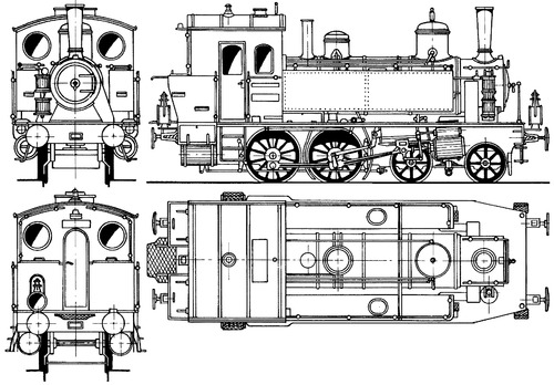 Krauss & Comp BR 72-1 PT2-4N (1909)