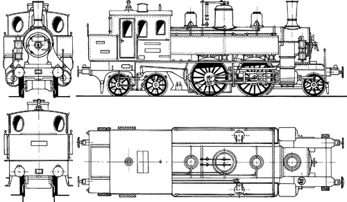 Krauss & Comp BR 73-0 P2II (1900)