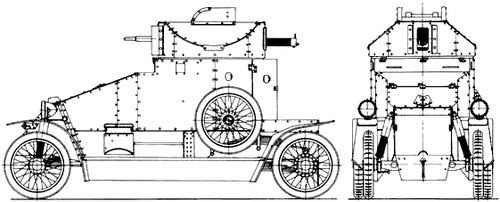 Lanchester Armoured Car (1914)