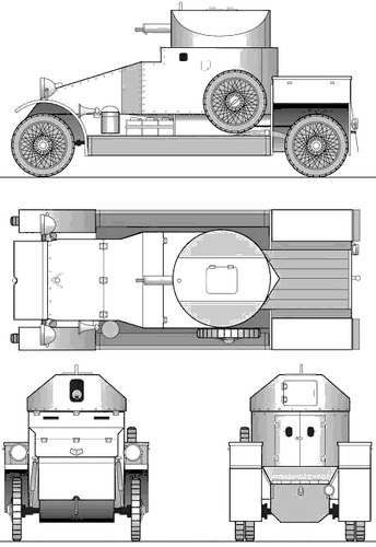Lanchester Armoured Car (1915)