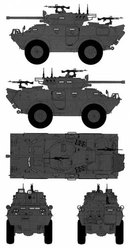 LAV-150 Commando 90mm APC