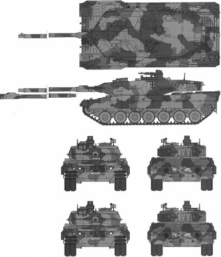 Leopard2 A6 Main Battle Tank