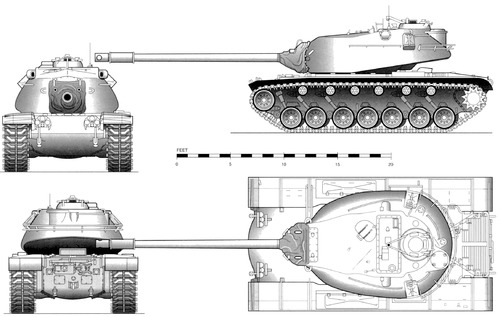 M103 120mm Heavy Tank (1952)