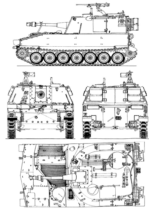 M108 105mm SPG