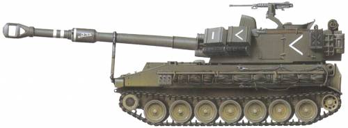 M109AL 155mm SPG