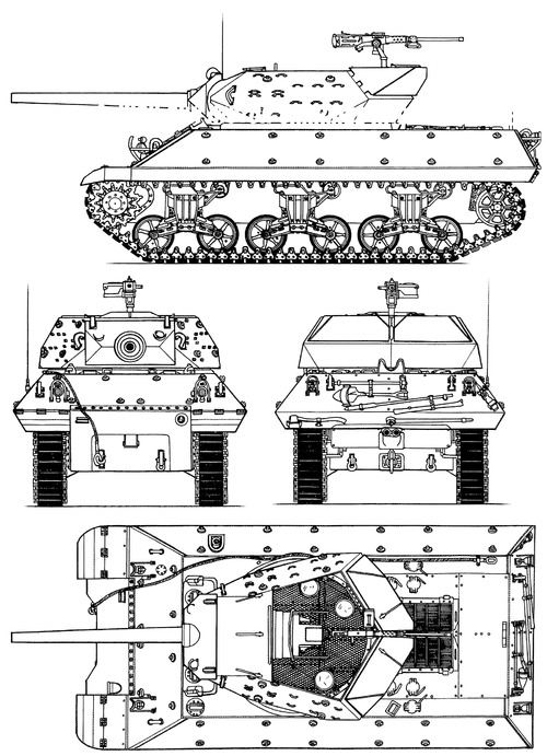 M10 3-inch Gun Motor Carriage Wolverine (Early)