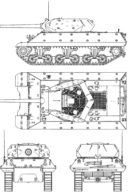 M10 3-inch Gun Motor Carriage Wolverine (early)
