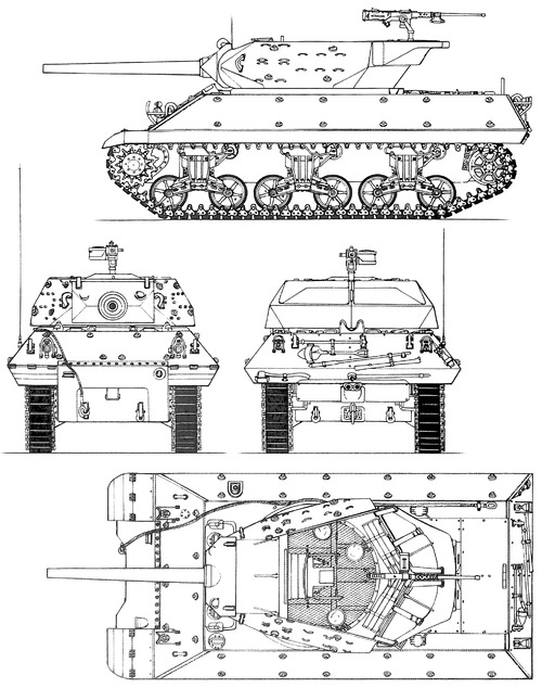 M10 3-inch Gun Motor Carriage Wolverine (Late)