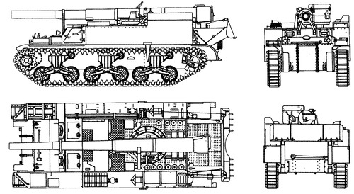 M12 155mm Gun Motor Carriage