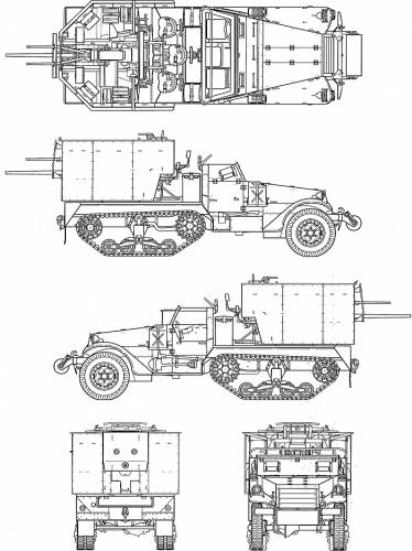 M15 Half Truck Multiple Gun Motor Carriage