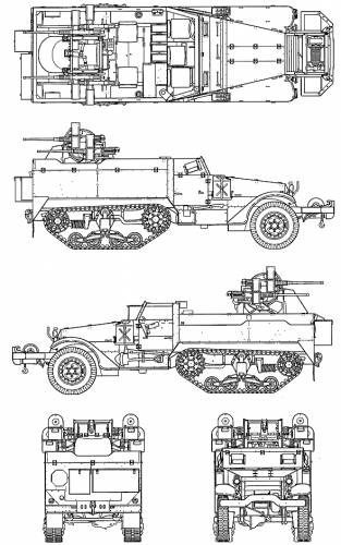 M16 Half Truck Multiple Gun Motor Carriage
