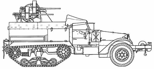 M16B Half Truck Multiple Gun Motor Carriage