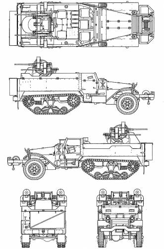 M17 Half Truck Multiple Gun Motor Carriage