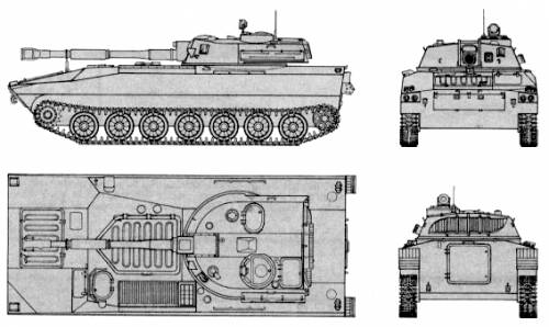 M1974 2S1 SPG 122mm