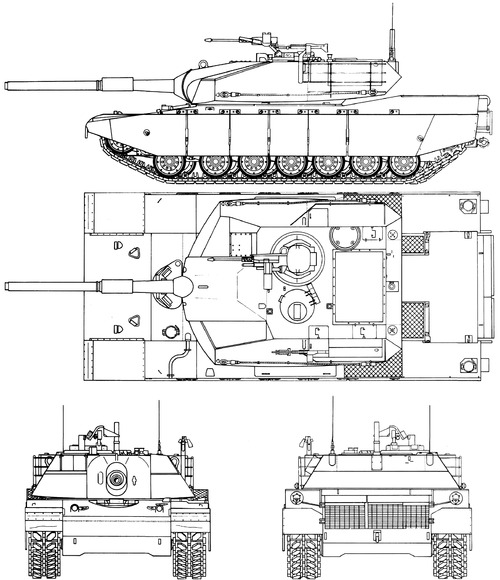 M1 Abrams Chrysler Prototype 105mm