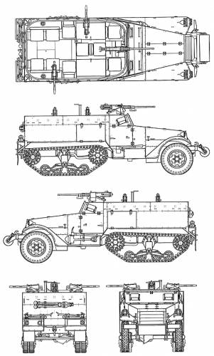 M2 Half Track [early production]