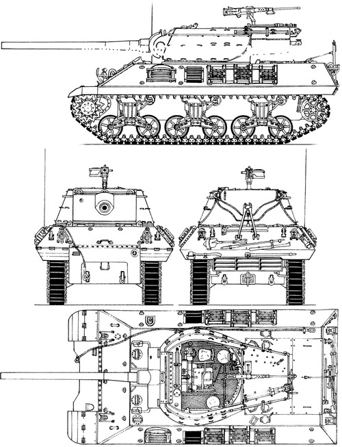 M36 Jackson 90mm Tank Destroyer 1944