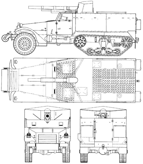 M3 Half Truck 75mm Gun Motor Carriage