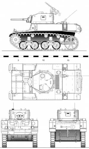 M3A1 Stuart Light Tank